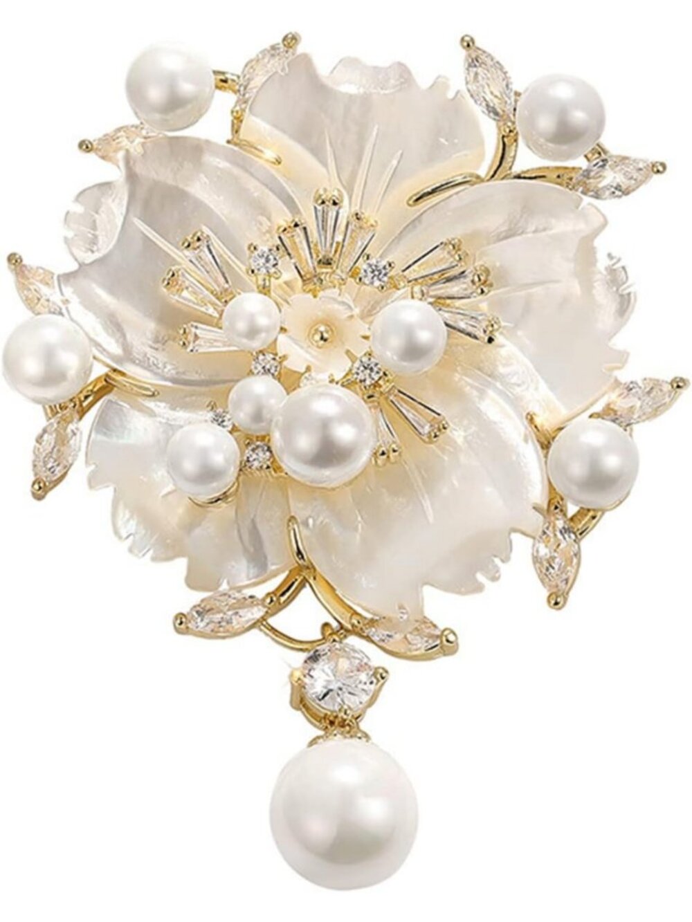 Floral Brooch Pins for Women | Fashion Jewelry, Elegant Flower Accessories
